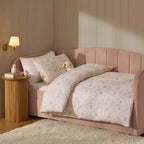 Dusklia - Faith Woodland 100% Cotton Kids Duvet Cover & Pillowcase Set - Natural