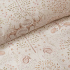 Dusklia - Faith Woodland 100% Cotton Kids Duvet Cover & Pillowcase Set - Natural