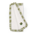 Dusklia - Farron Frill Edge Christmas Set of 4 Napkins - Green
