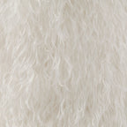 Dusklia - Faux Fur Sheepskin Storage Basket - Off-White