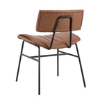 Dusklia - Fearne Set of 2 Dining Chairs - Faux Leather Tan