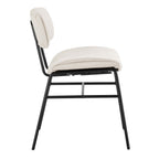 Dusklia - Fearne Set of 2 Dining Chairs - Ivory Chenille