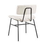 Dusklia - Fearne Set of 2 Dining Chairs - Ivory Chenille