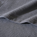 Dusklia - Fiji Waffle Cotton Robe - Charcoal