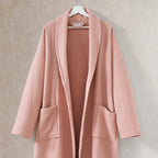 Dusklia - Fiji Waffle Cotton Robe - Pink