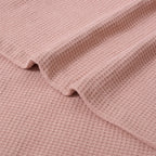 Dusklia - Fiji Waffle Cotton Robe - Pink