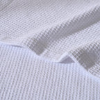 Dusklia - Fiji Waffle Cotton Robe - White