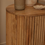 Dusklia - Finley Mango Wood 2 Door Sideboard - Natural