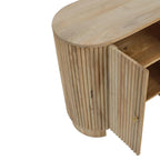Dusklia - Finley Mango Wood 2 Door Sideboard - Natural