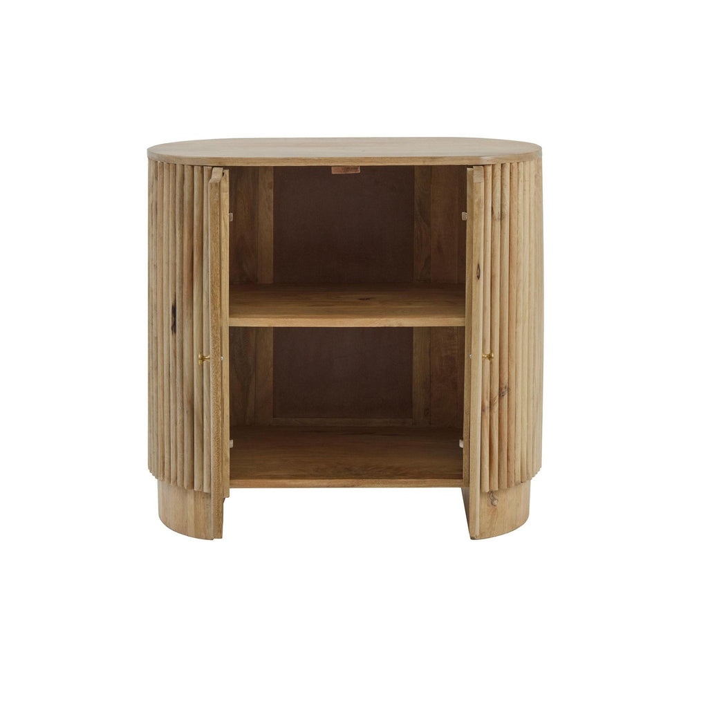 Dusklia - Finley Mango Wood 2 Door Sideboard - Natural