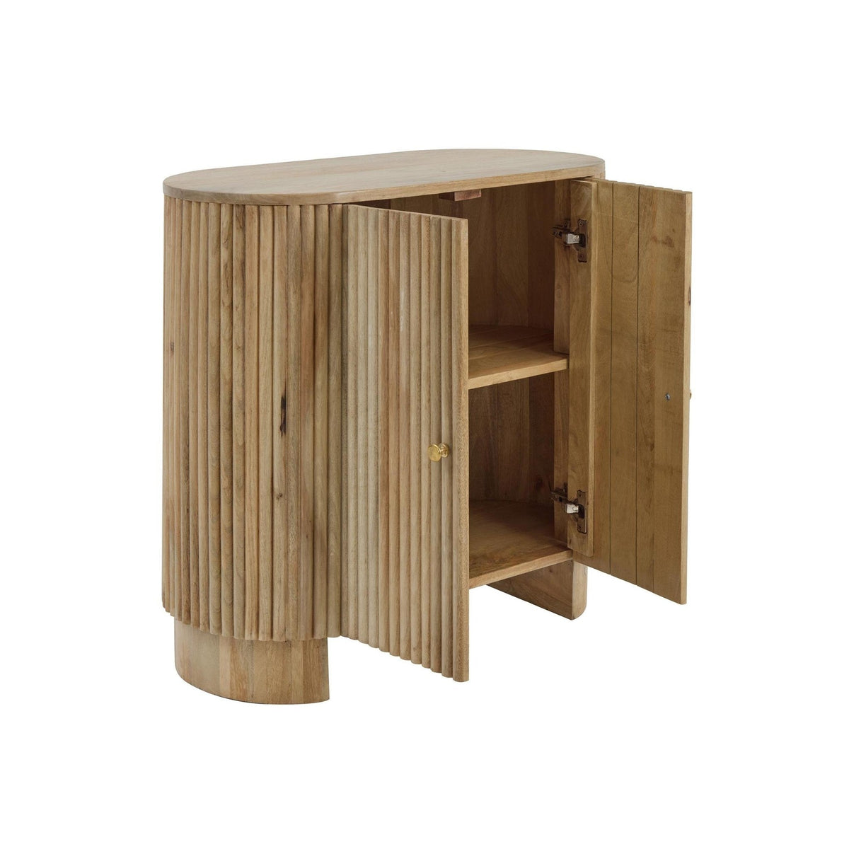 Dusklia - Finley Mango Wood 2 Door Sideboard - Natural