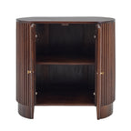 Dusklia - Finley Mango Wood 2 Door Sideboard - Walnut