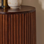 Dusklia - Finley Mango Wood 2 Door Sideboard - Walnut