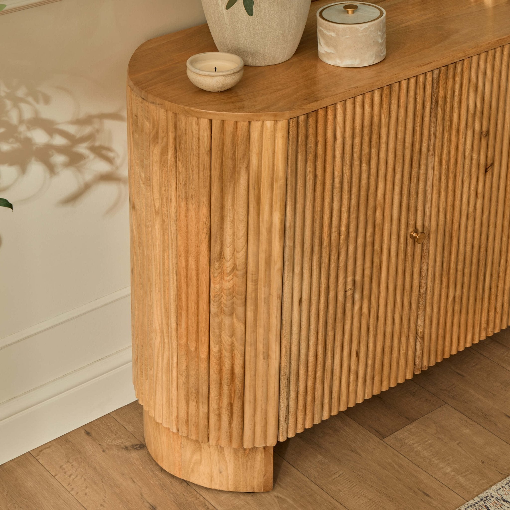Buffet 3 portes en manguier Finley – Naturel