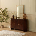 Buffet 3 portes Finley en manguier - Noyer