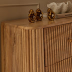 Dusklia - Finley Mango Wood 3 Drawer Chest - Natural
