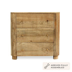 Dusklia - Finley Mango Wood 3 Drawer Chest - Natural