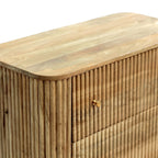 Dusklia - Finley Mango Wood 3 Drawer Chest - Natural