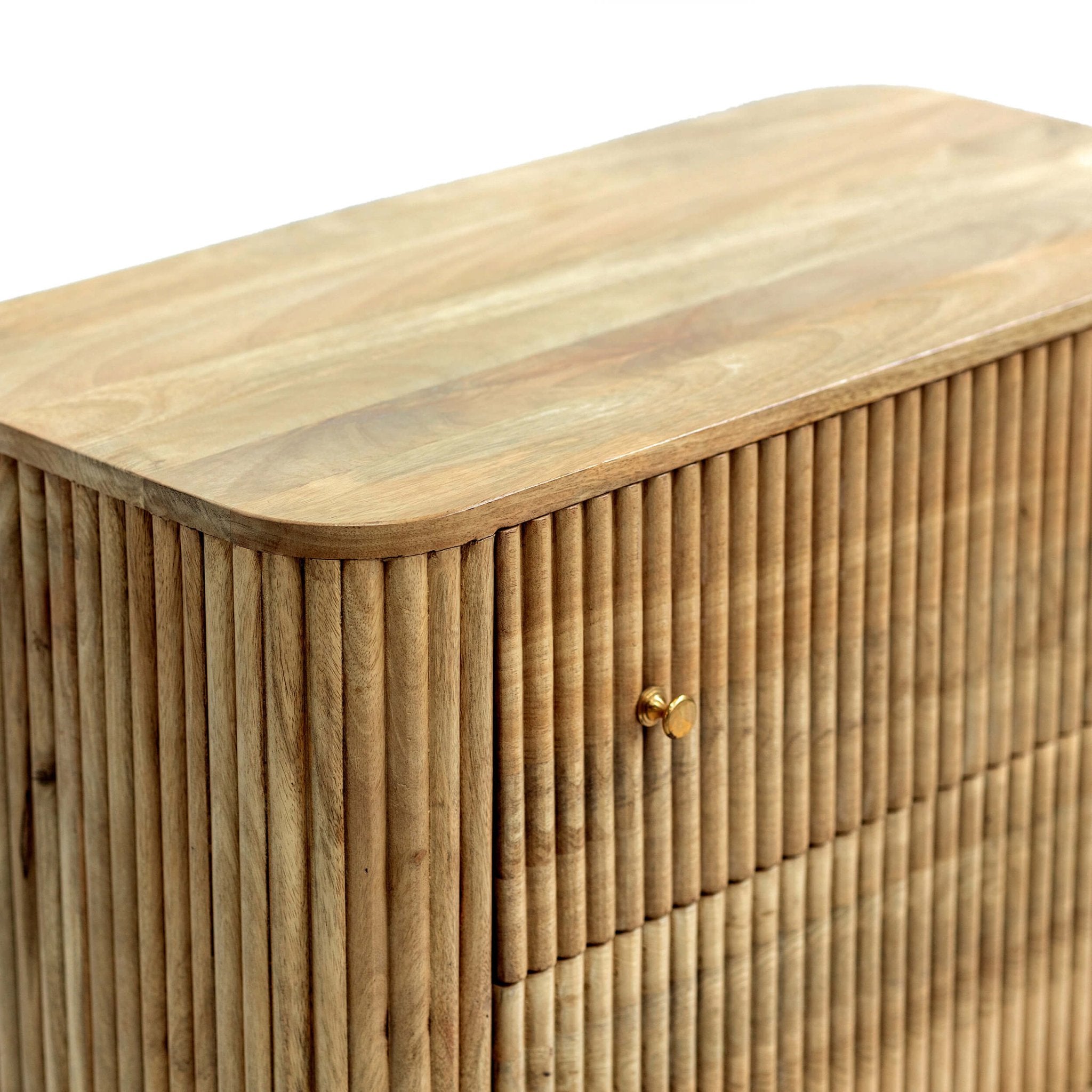 Dusklia - Finley Mango Wood 3 Drawer Chest - Natural