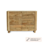 Dusklia - Finley Mango Wood 6 Drawer Chest - Natural
