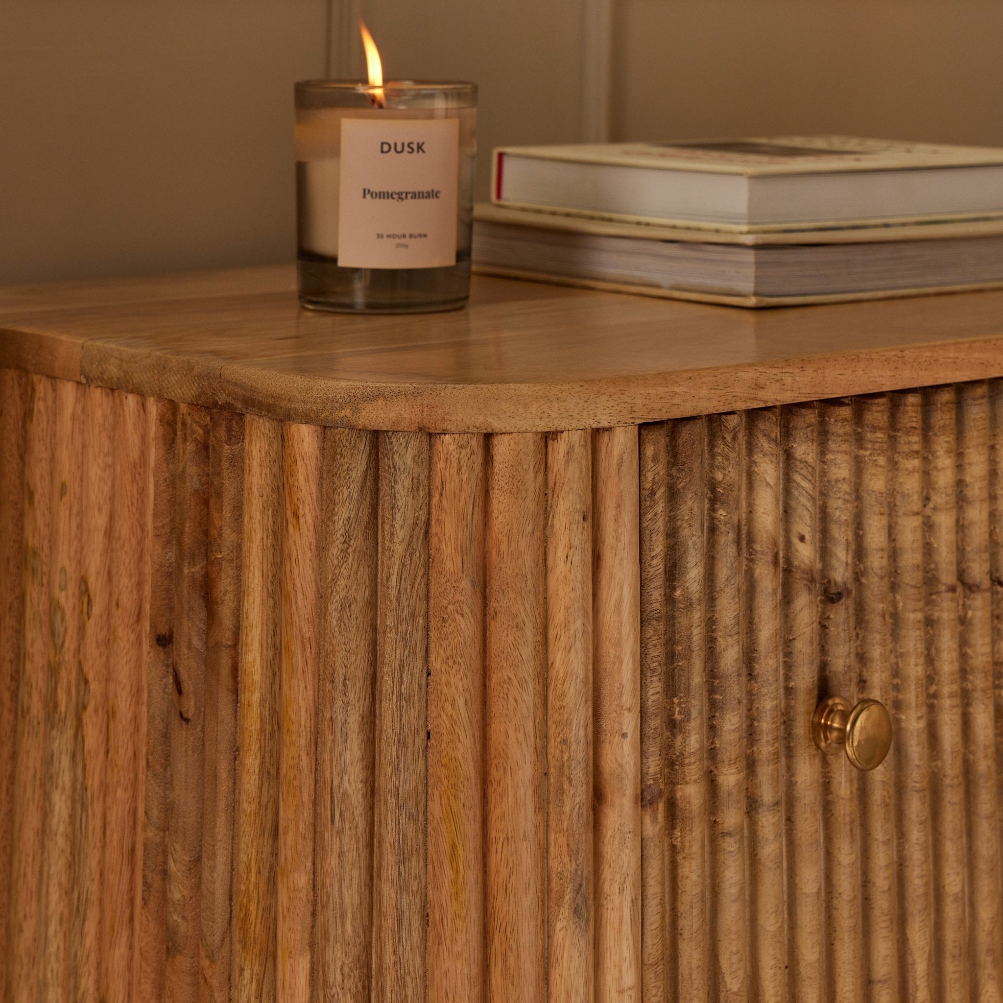 Dusklia - Finley Mango Wood 6 Drawer Chest - Natural