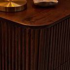 Dusklia - Finley Mango Wood 6 Drawer Chest - Walnut