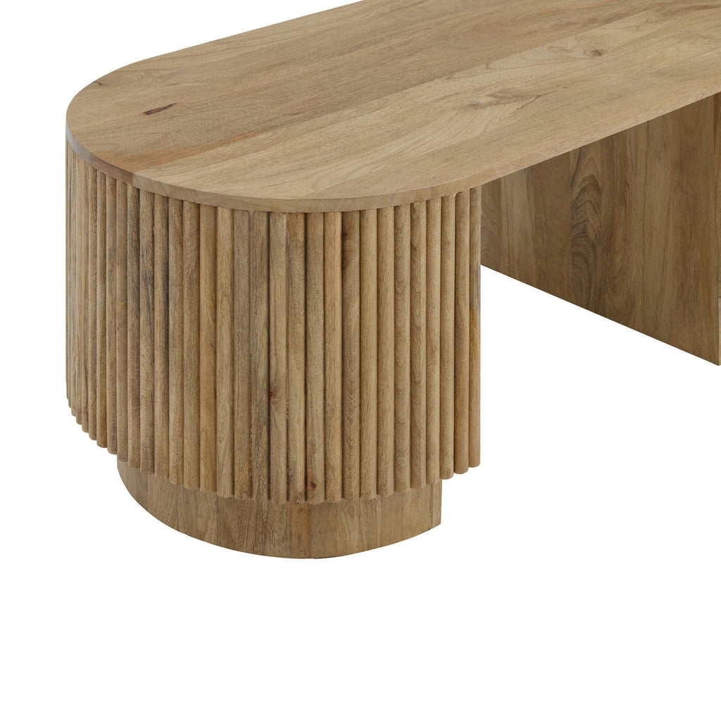 Dusklia - Finley Mango Wood Coffee Table - Natural
