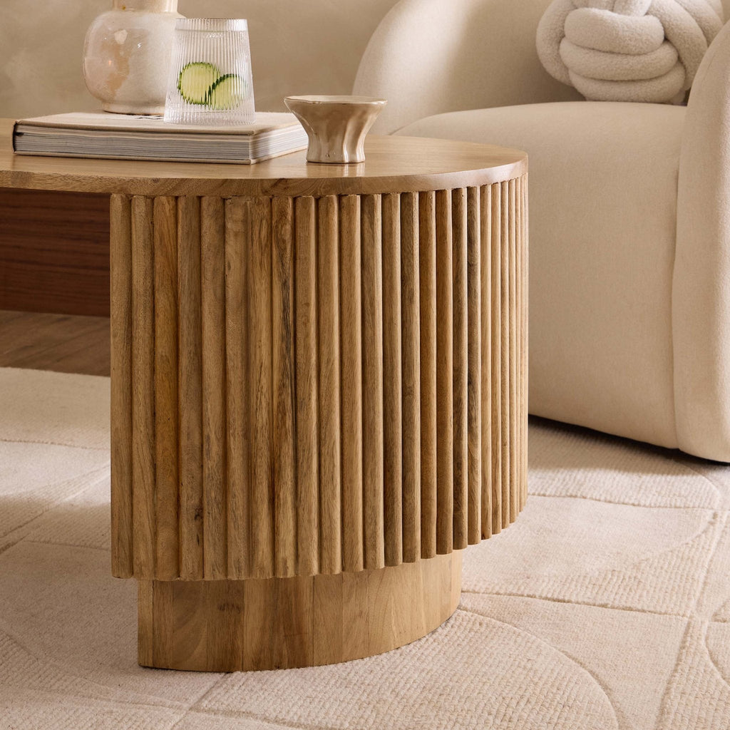 Dusklia - Finley Mango Wood Coffee Table - Natural