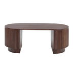 Dusklia - Finley Mango Wood Coffee Table - Walnut
