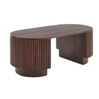 Dusklia - Finley Mango Wood Coffee Table - Walnut