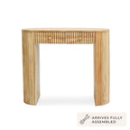 Dusklia - Finley Mango Wood Dressing Table Console - Natural