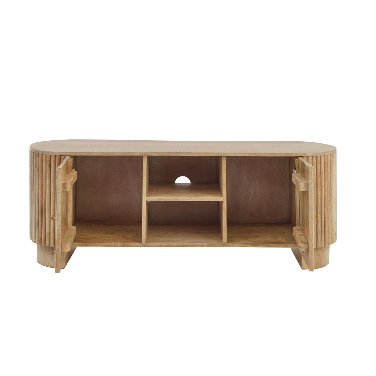 Dusklia - Finley Mango Wood Tv Unit for Tv Unit TVs up to 55 - Natural