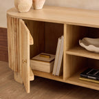 Dusklia - Finley Mango Wood Tv Unit for Tv Unit TVs up to 55 - Natural