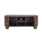 Dusklia - Finley Mango Wood Tv Unit for Tv Unit TVs up to 55 - Walnut