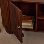 Dusklia - Finley Mango Wood Tv Unit for Tv Unit TVs up to 55 - Walnut