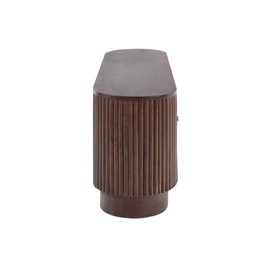 Dusklia - Finley Mango Wood Tv Unit for Tv Unit TVs up to 55 - Walnut