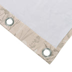 Dusklia - Floral Eyelet Curtains - Taupe