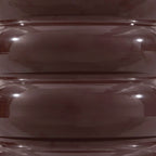 Dusklia - Florrie High Gloss Side Table - Chocolate