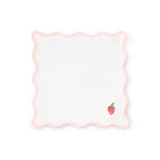 Dusklia - Fruit Embroidered Pack of 4 Cocktail Coasters - Multi