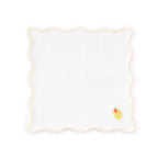 Dusklia - Fruit Embroidered Pack of 4 Cocktail Coasters - Multi