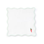 Dusklia - Fruit Embroidered Pack of 4 Cocktail Coasters - Multi