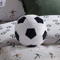 Dusklia - Football Cushion - Black/White