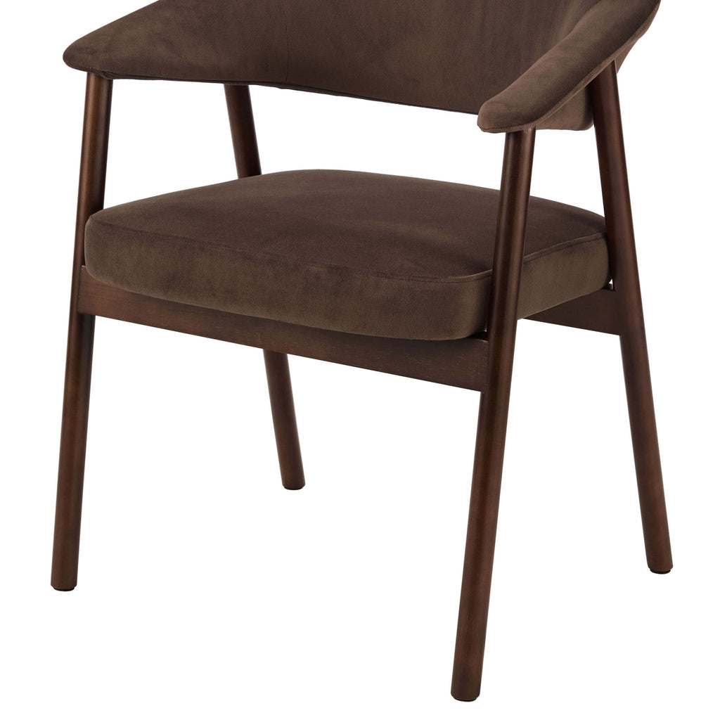 Dusklia - Frankie Dining Chair - Cappuccino/Walnut
