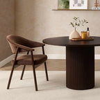 Dusklia - Frankie Dining Chair - Cappuccino/Walnut