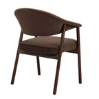 Dusklia - Frankie Dining Chair - Cappuccino/Walnut
