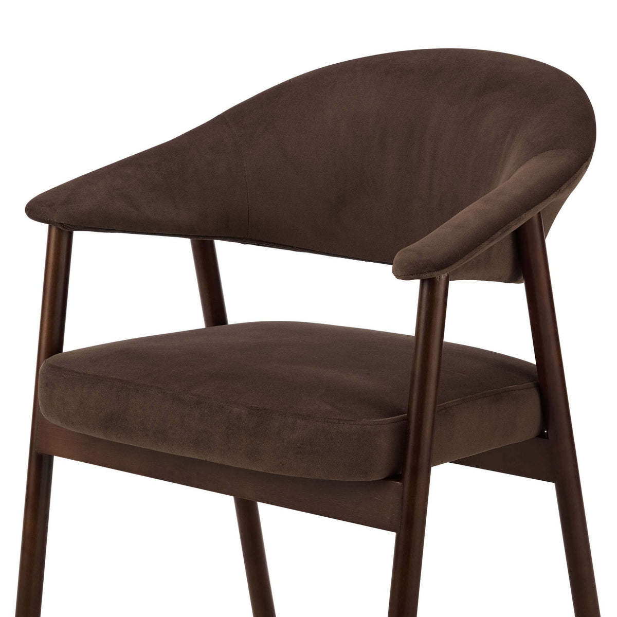 Dusklia - Frankie Dining Chair - Cappuccino/Walnut