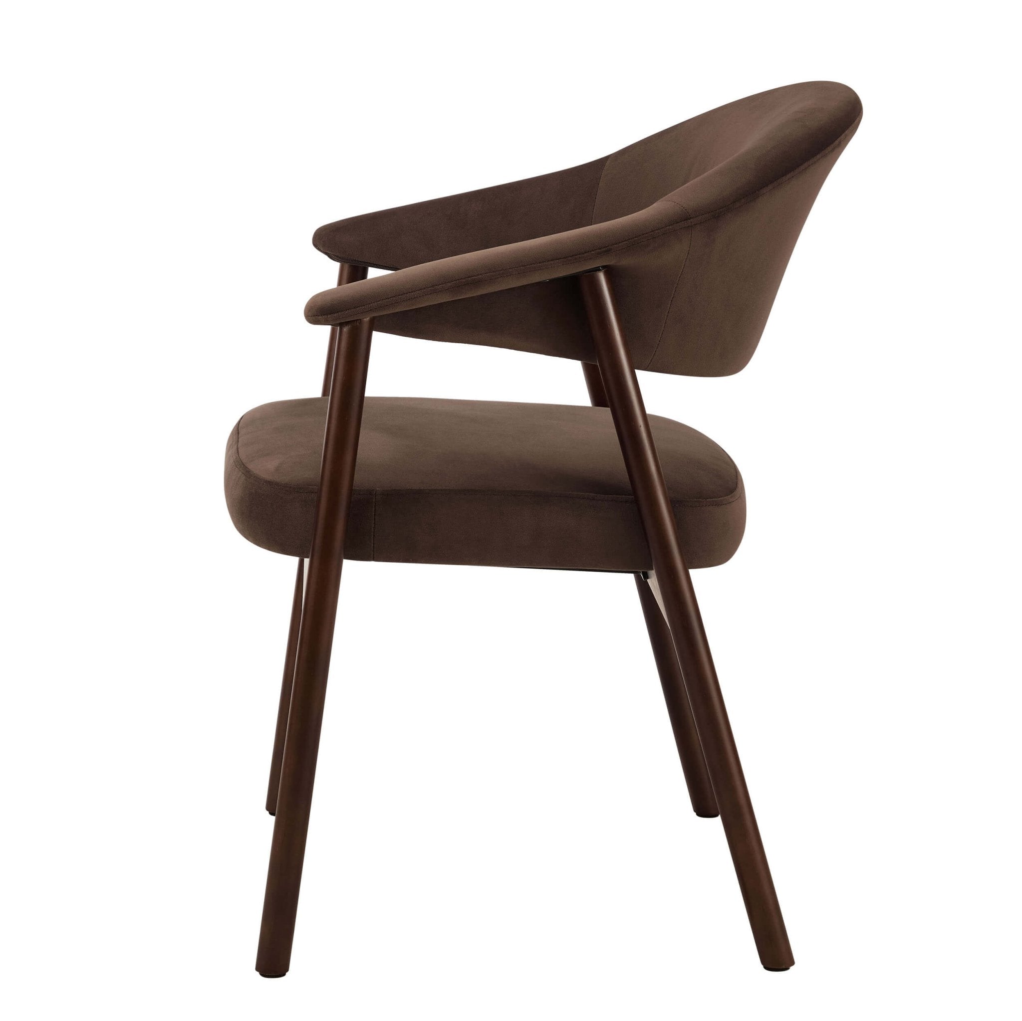 Dusklia - Frankie Dining Chair - Cappuccino/Walnut