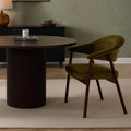 Dusklia - Frankie Dining Chair - Rich Green/Walnut