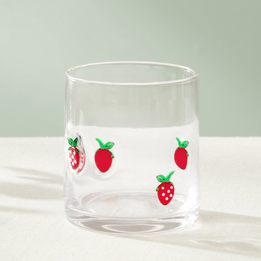 Dusklia - Fruity Glass Tumblers - Set of 4 - Clear