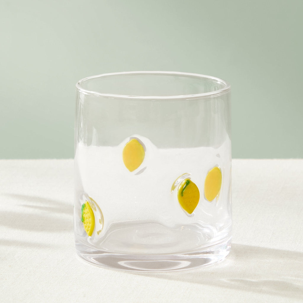 Dusklia - Fruity Glass Tumblers - Set of 4 - Clear